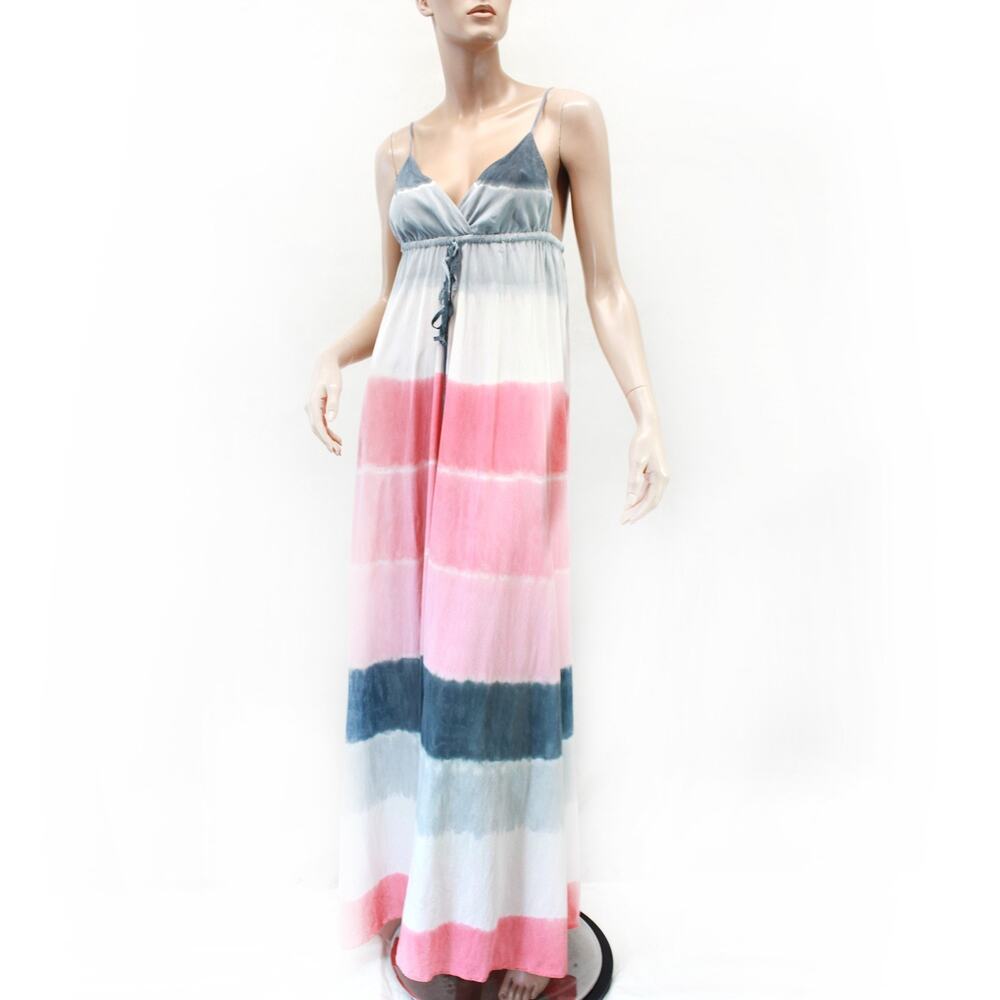 Gypsy 05 Hollywood tie-dye maxi dress adjustable straps Size XS Made in USA